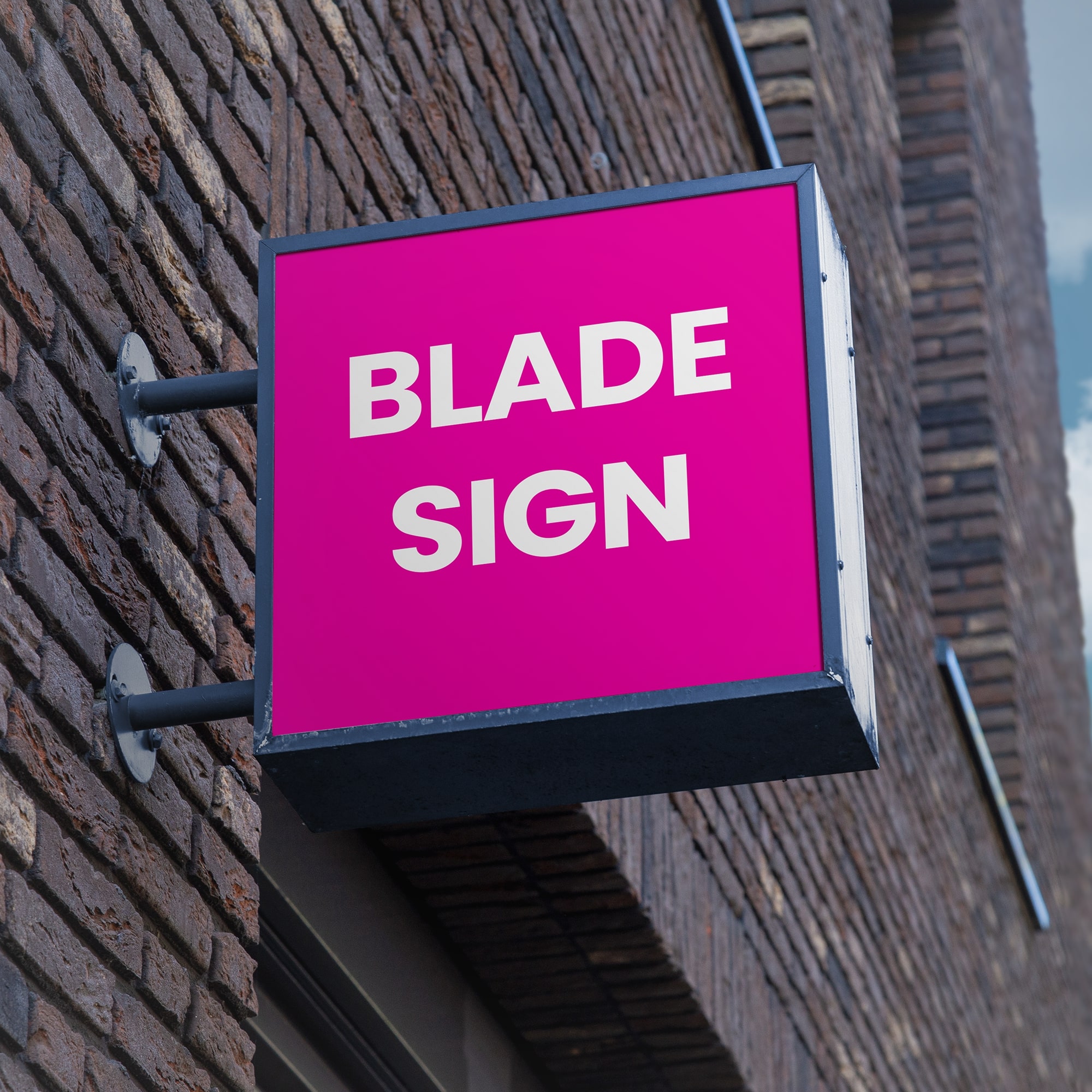 Blade Sign With Hardware